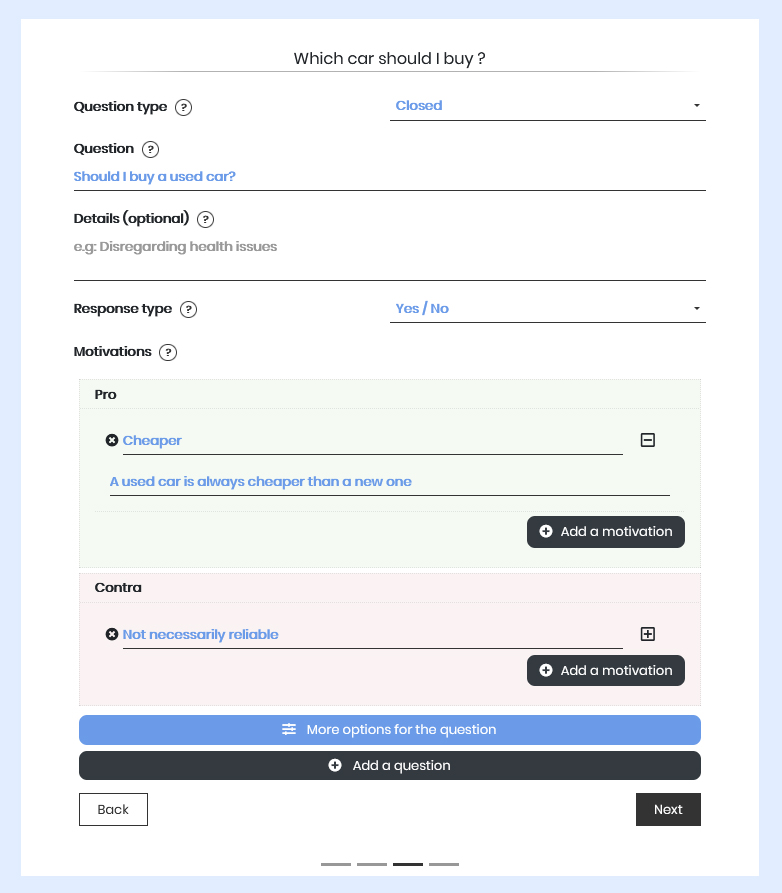 Create a Qwiid - Closed question