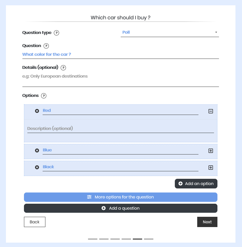 Create a Qwiid - Poll