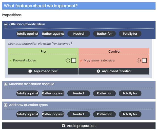 Participate in a Qwiid - Open question