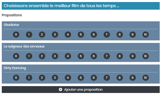 Participation à un Qwiid - Question ouverte sans argument